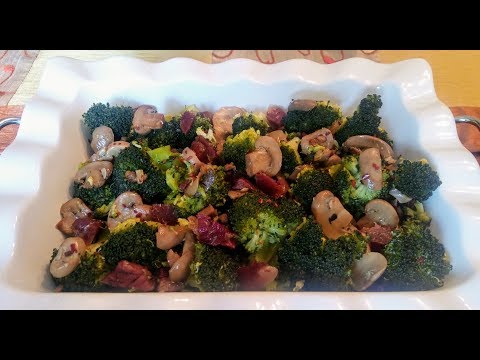Receta Fácil de Salteado de Brócoli y Champiñones