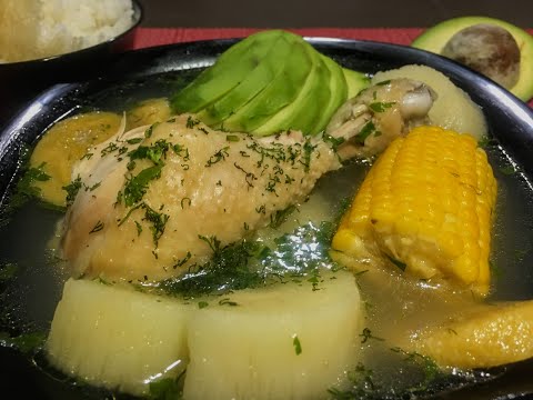 Receta de sancocho de gallina ecuatoriano