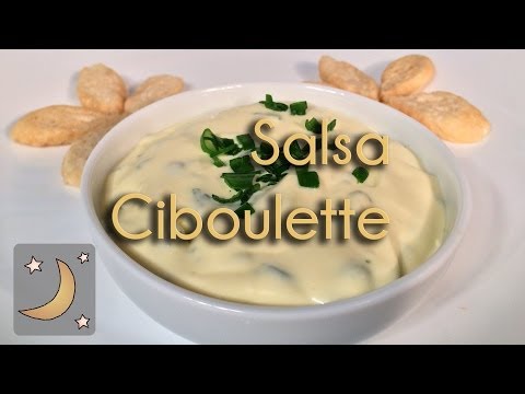 Receta de salsa de queso crema con ciboulette