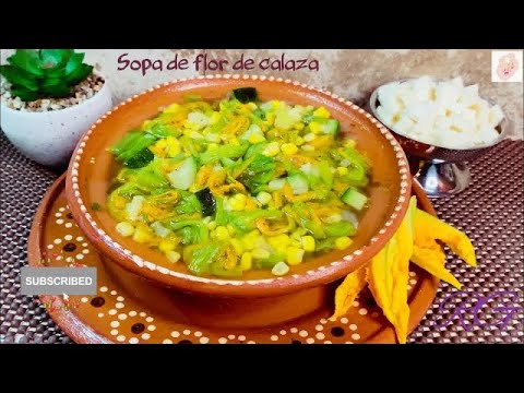 Deliciosa Sopa de Flor de Calabaza: ¡Receta Fácil y Rápida!