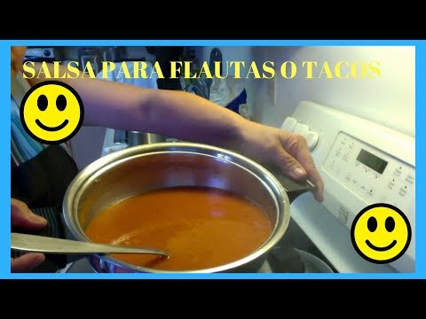 Receta Fácil para Hacer Salsa para Flautas