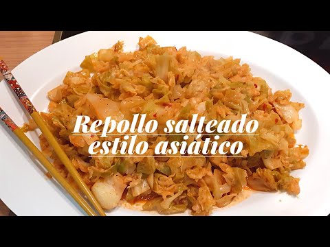 Receta de salteado de verduras con repollo
