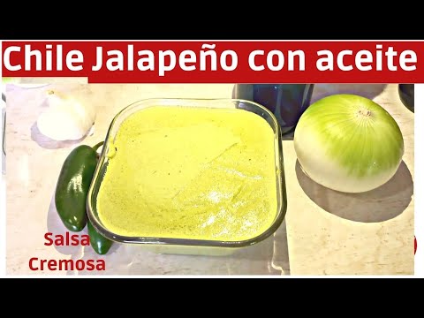 Receta de salsa jalapeña