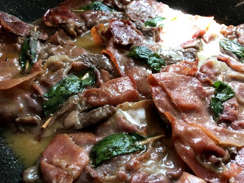 Deliciosa Receta de Saltimbocca con Salsa de Champiñones