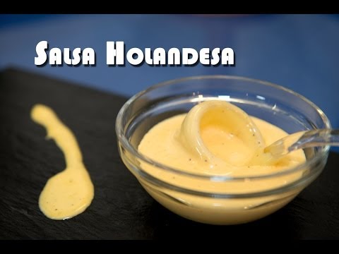Receta de salsa holandesa rápida