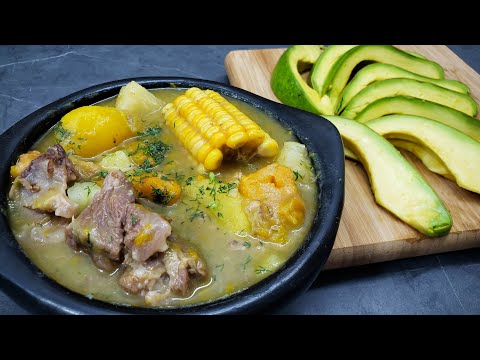 Disfruta de un sabroso Sancocho de Carne Colombiano