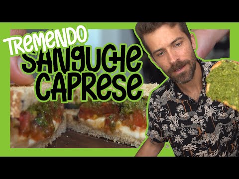 Receta de sandwich caprese light